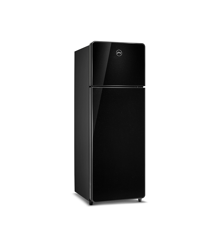Eon Crystal - Frost Free 244L 2 Star Double-Door Refrigerator Onyx Black (SD03869)