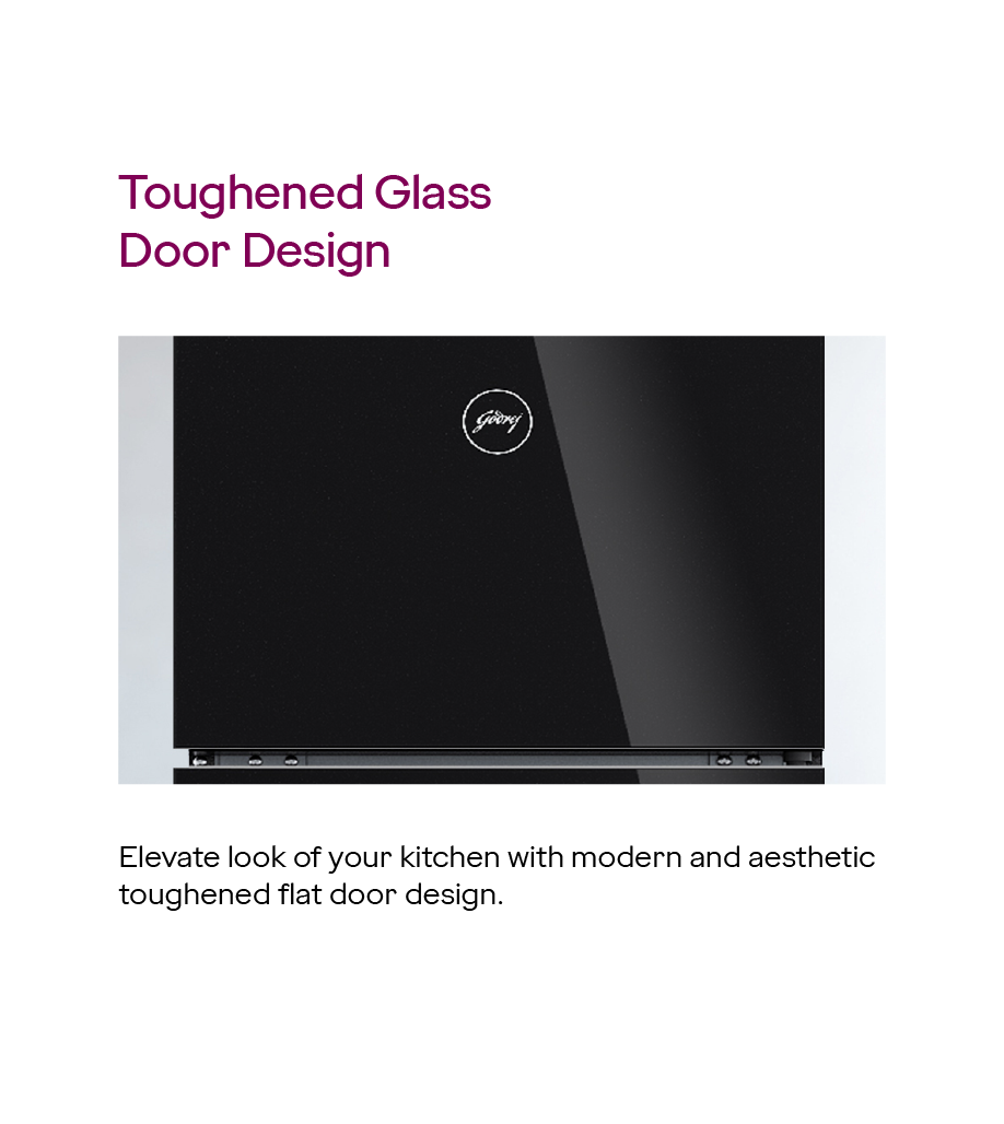 Eon Crystal - Frost Free 244L 2 Star Double-Door Refrigerator Onyx Black (SD03869)