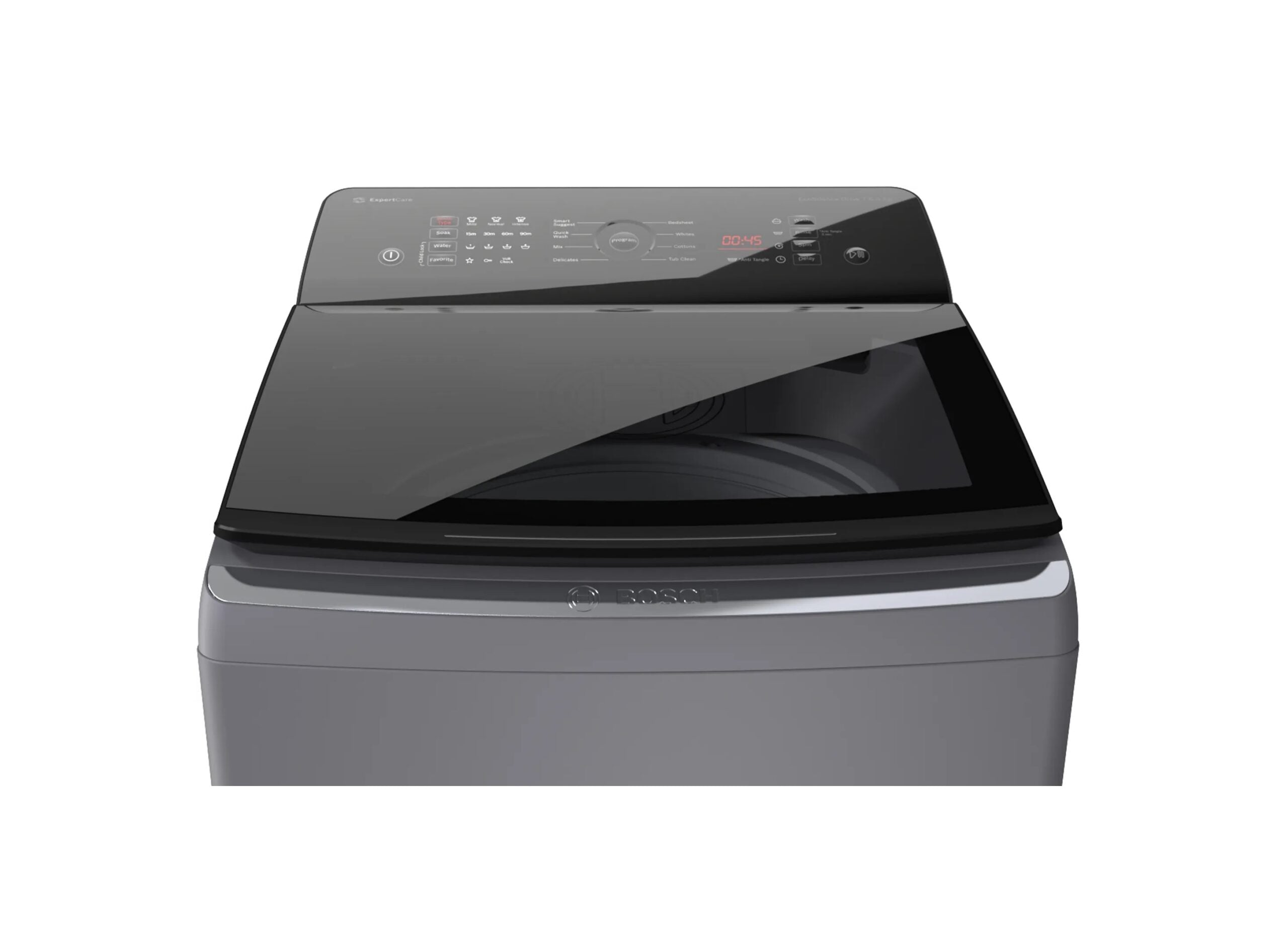 BOSCH 8 kg Fully Automatic Top Load Washing Machine (WOE802D7IN,Titanium Grey)