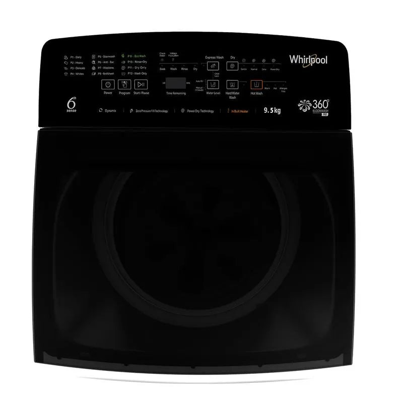 360° Bloomwash Pro 9.5kg 5 Star Fully Automatic Top-Load Washing Machine with In-Built Heater