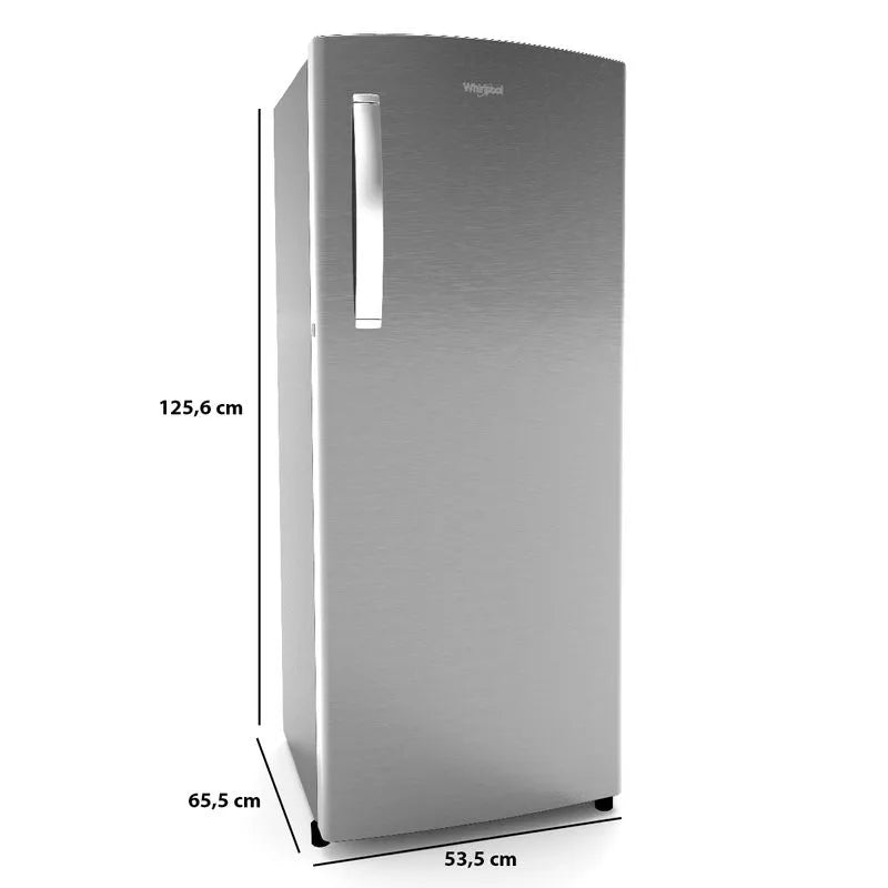 WHIRLPOOL Icemagic Pro 192L 5 Star Single Door Refrigerator - Steel Onyx