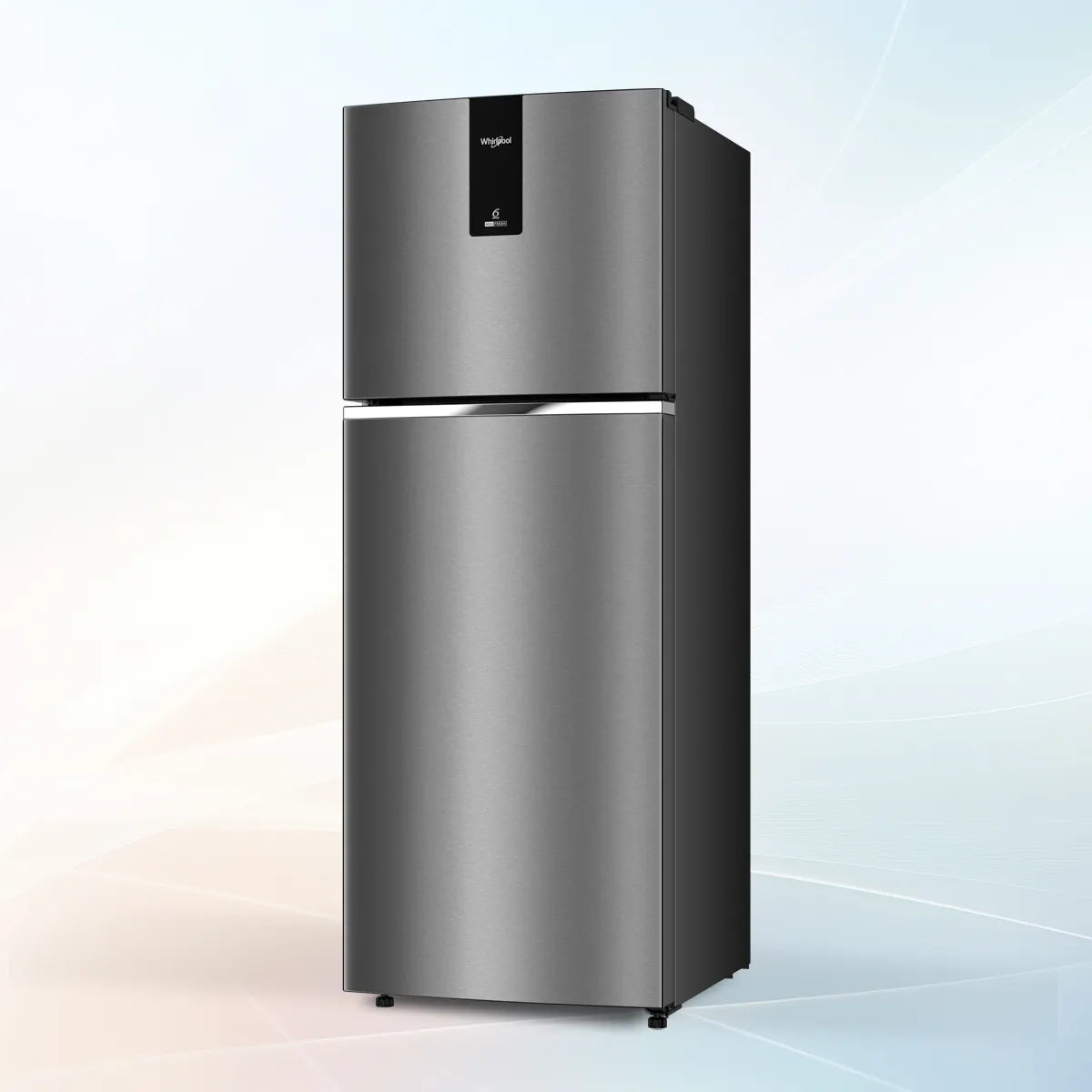Intellifresh Pro 235 L 3 Star Inverter Convertible Frost Free Double-Door Refrigerator - Athena Steel ( 22348)