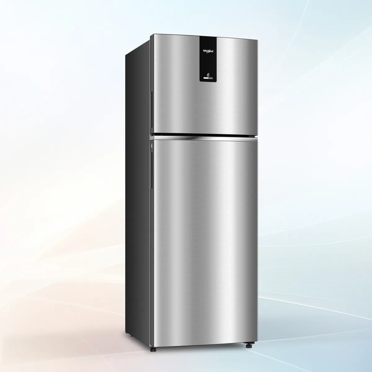 Intellifresh 308L 2 Star Frost Free Double-Door Refrigerator - Titan Steel (22407)