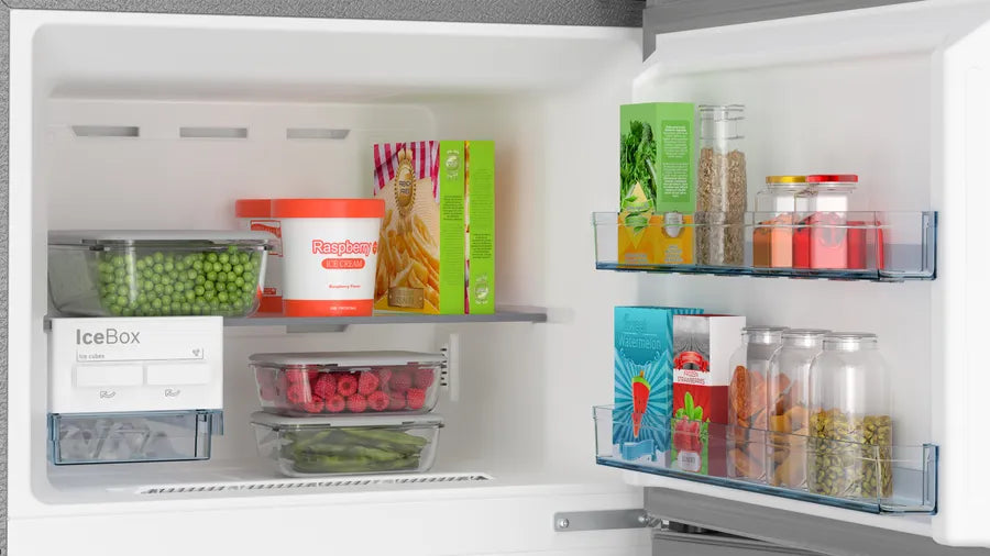 BOSCH Series 4 free-standing fridge-freezer with freezer at top