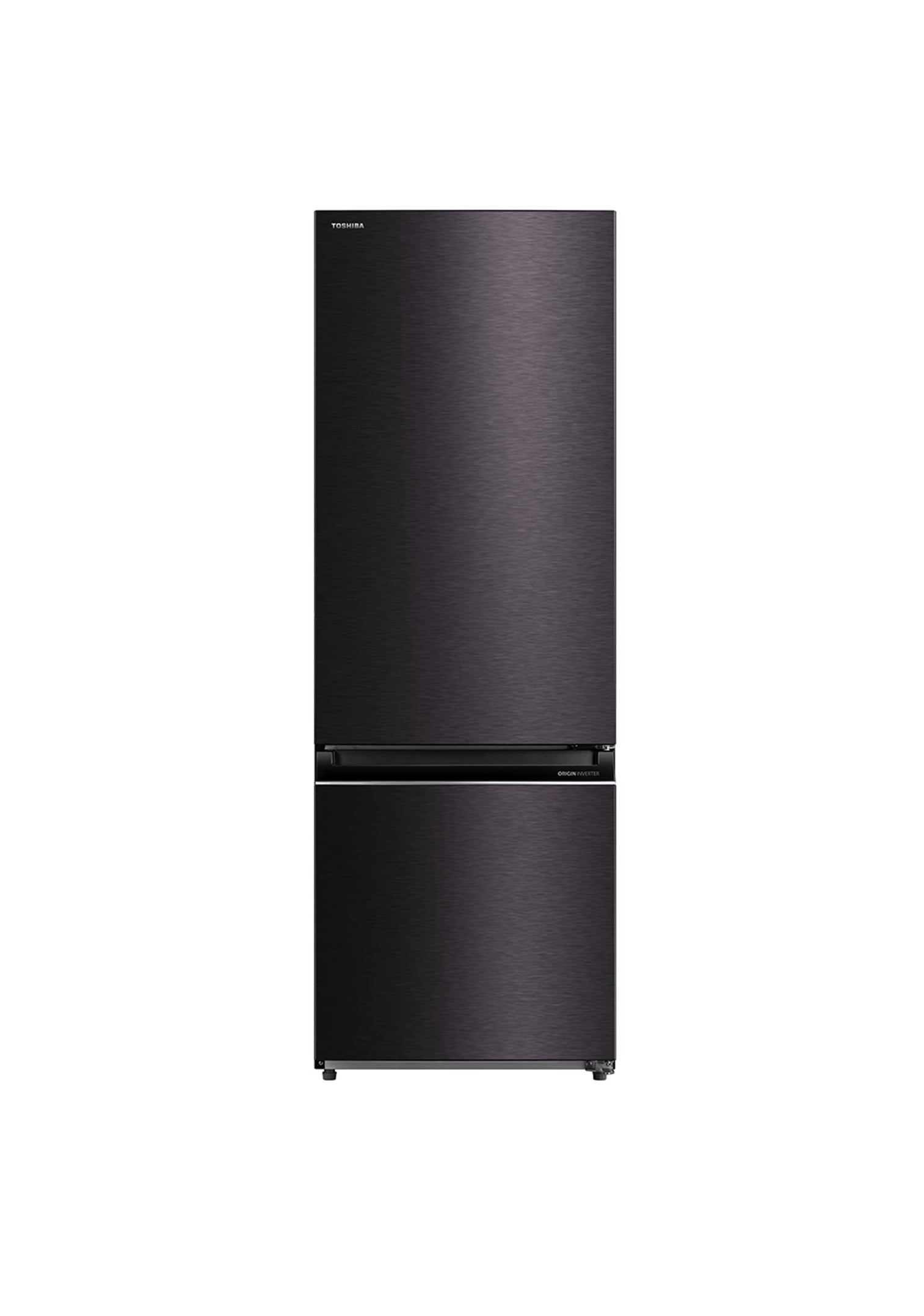 Toshiba 349L 2 Star Frost Free Inverter Double Door Refrigirator Bottom Freezer(GR-RB423WE-PMI(37), Satin Grey)
