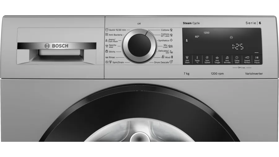 Series 4 washing machine, front loader 7 kg 1200 rpm