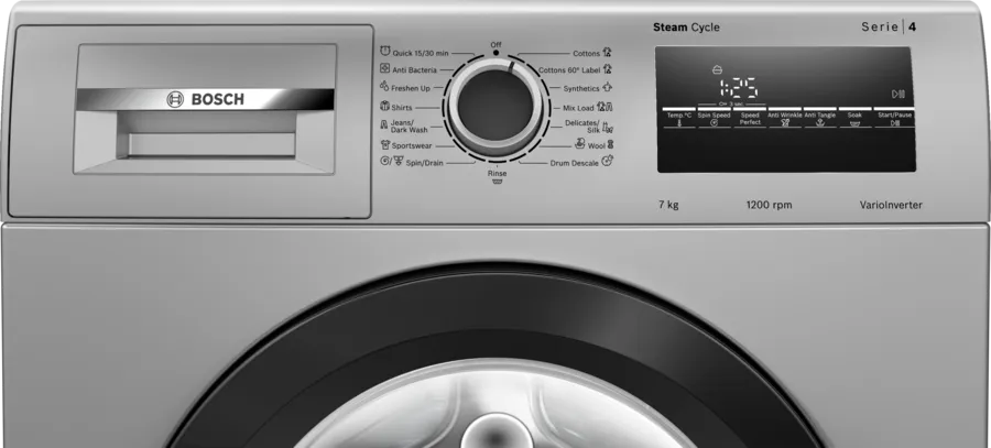 Series 2 washing machine, front loader 7 kg 1200 rpm