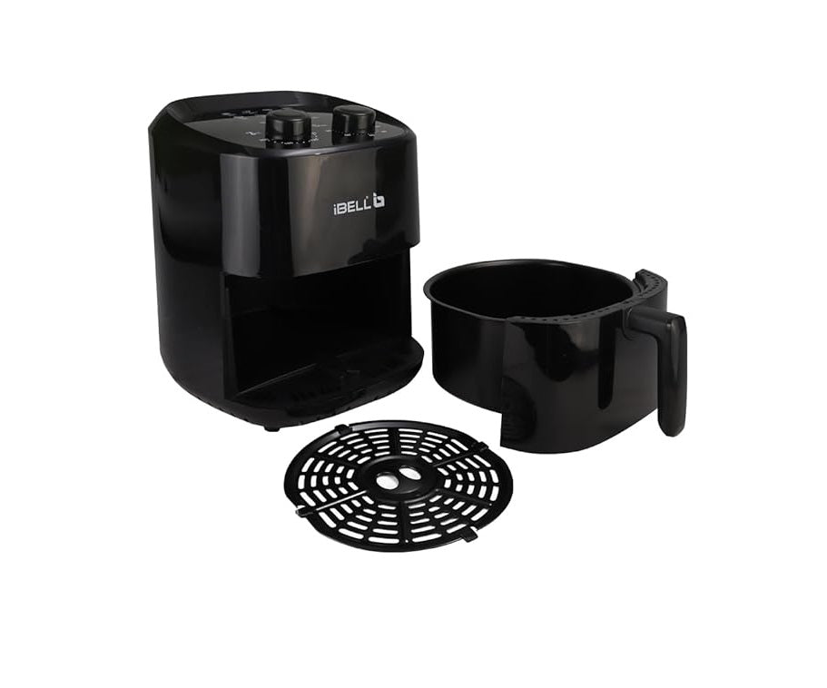 iBELL AF422M Air Fryer 4.2L, Adjustable Temperature, Multiple Cooking Options, 1500W, Elegant Design, 2 Year Warranty (Black)