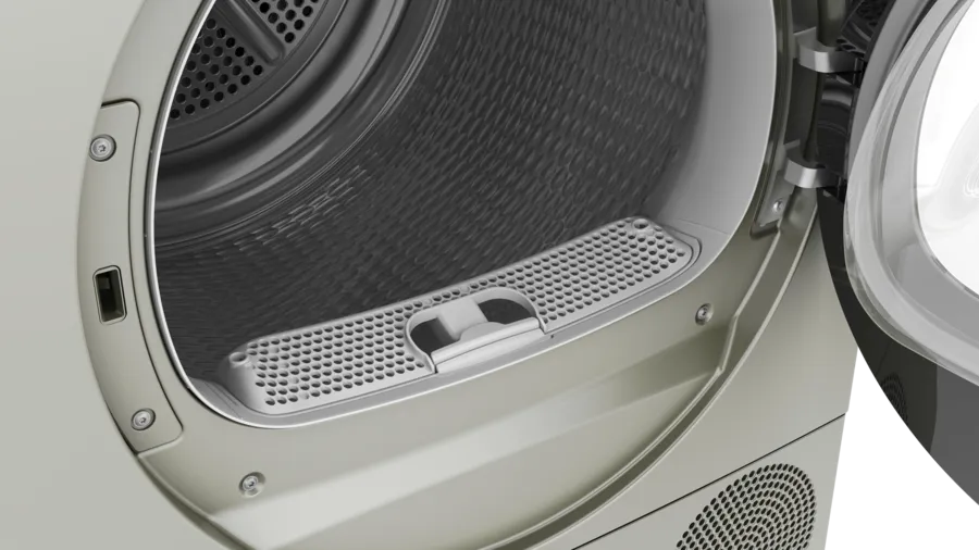 BOSCH - Series 4 condenser tumble dryer 8 kg Silver inox(WPG23108IN)