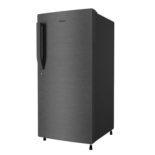 Haier 190 Litres 3 Star Direct Cool Single Door Refrigerator with Diamond Edge Freezing Technology (HRD-2103CBS-P, Brushline Silver)