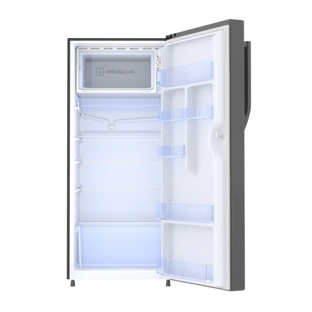 Haier 190 Litres 3 Star Direct Cool Single Door Refrigerator with Diamond Edge Freezing Technology (HRD-2103CBS-P, Brushline Silver)