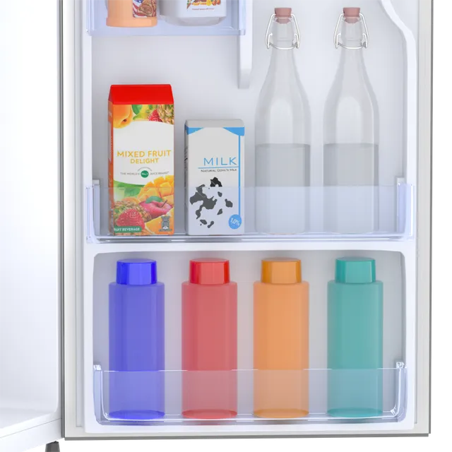 Haier 190 Litres 3 Star Direct Cool Single Door Refrigerator with Diamond Edge Freezing Technology (HRD-2103CBS-P, Brushline Silver)