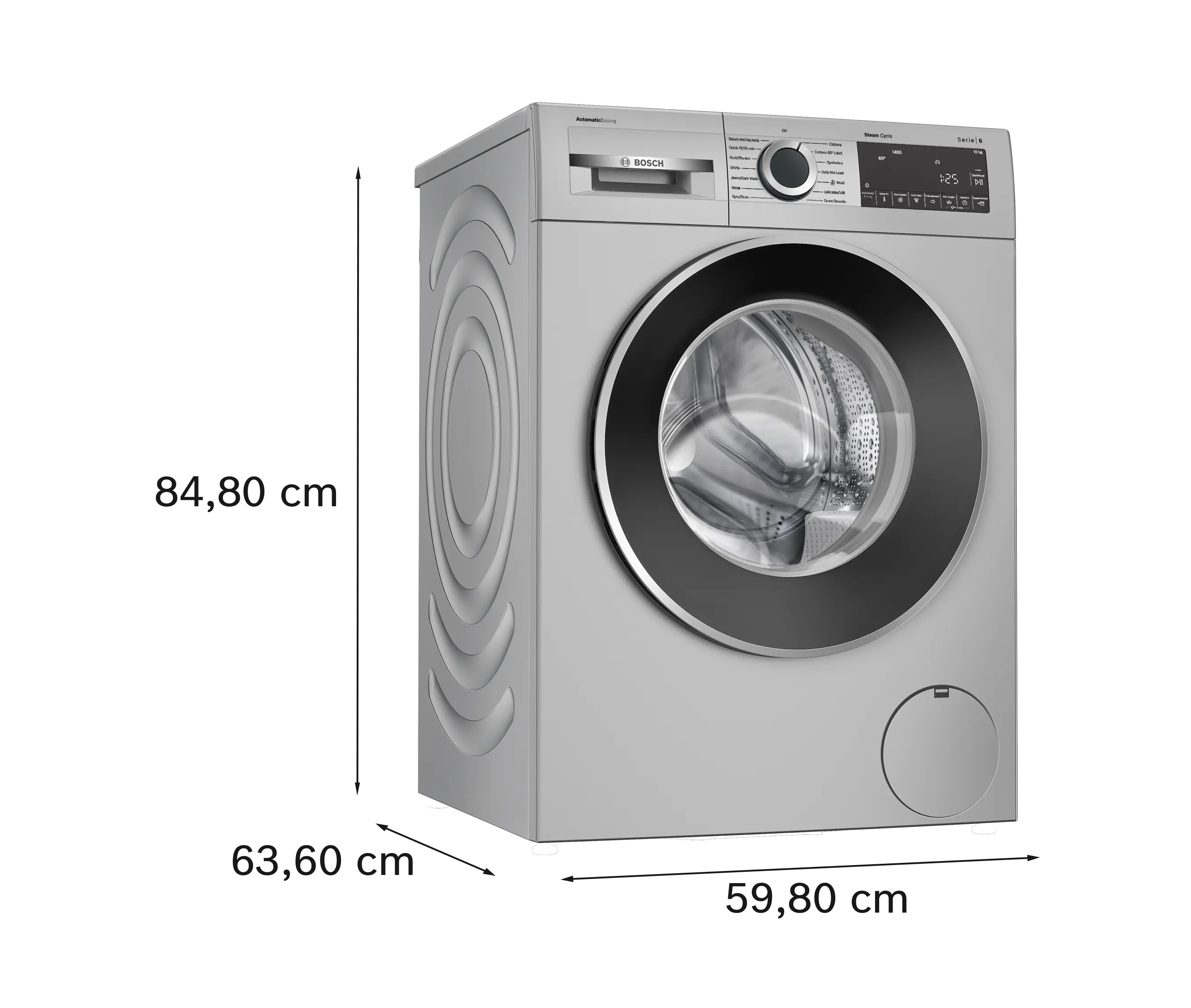 BOSCH Series 6 washing machine (WGA254ISIN front loader 10 kg)