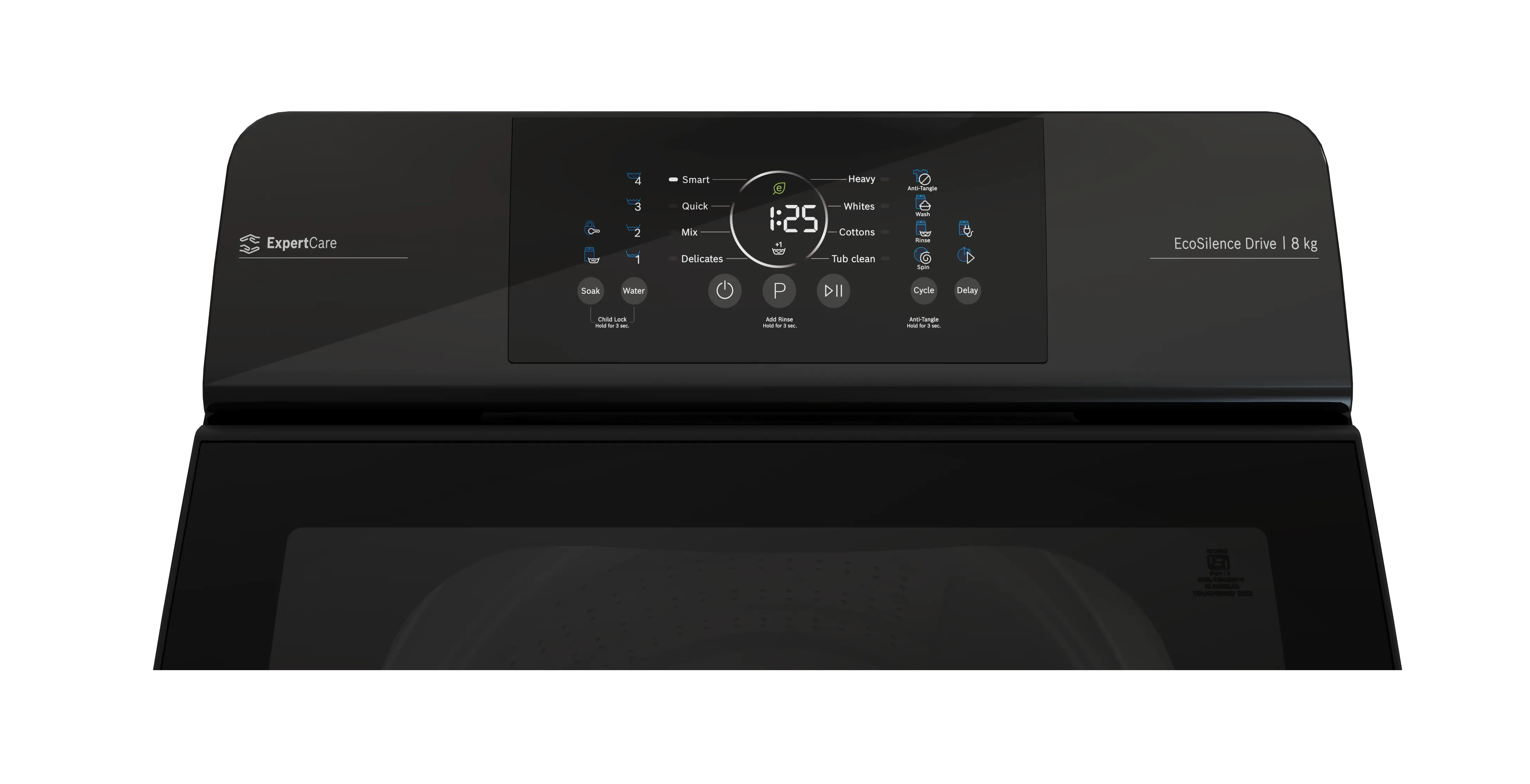BOSCH Series 2 washing machine, top loader 8 Kg (WOE800D0IN)