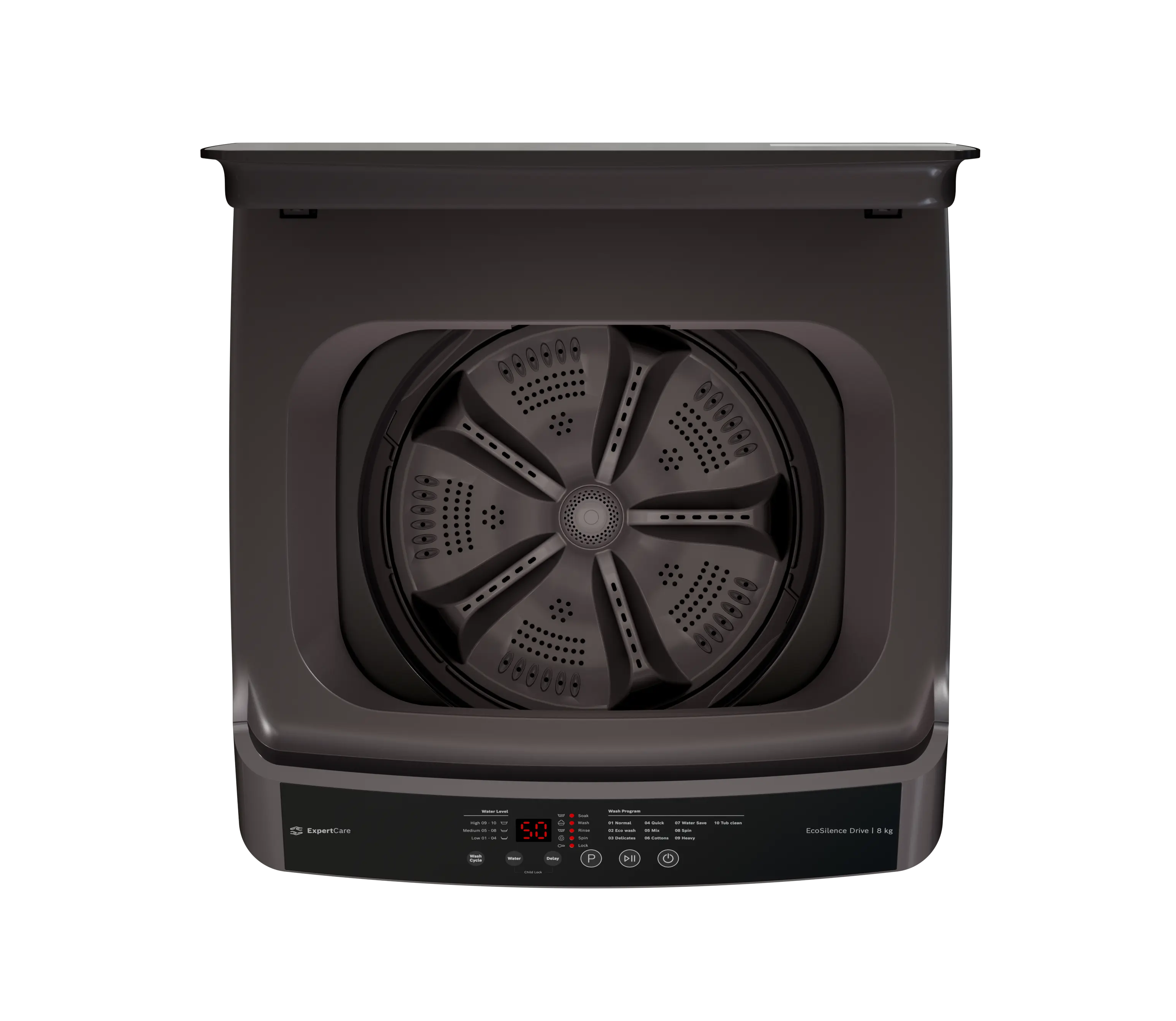 BOSCH Series 2 washing machine, top loader 8 Kg, 700 rpm (WOE80AG0IN)