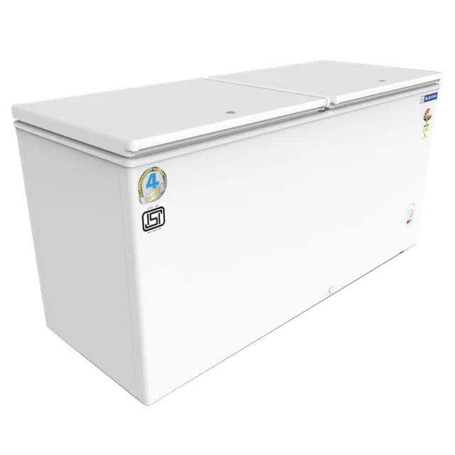 Blue Star 457 Litres 3 Star Double Door Deep Freezer (CF3500MEW/MPW, White)