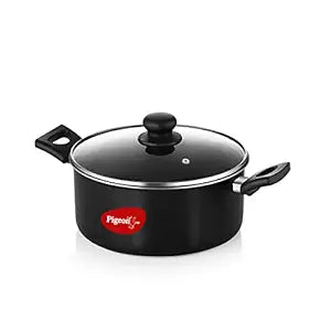 Pigeon Casserole 6 Pcs Set (2.9L/3.8L/4.8L Casserole Pots with Glass Lids) Non-Stick Coated Cookware Set