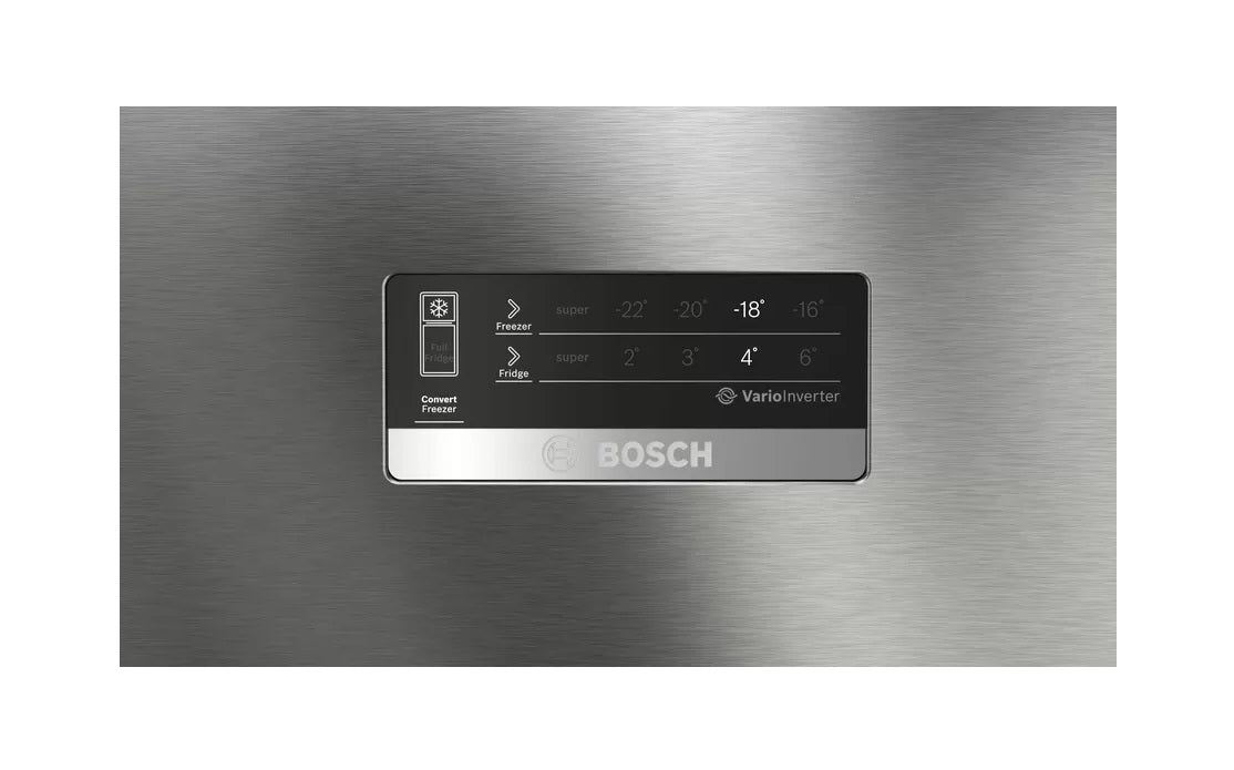 Bosch Convertible  Fridge 269L 3 Star Inverter Frost Free Refrigerator (CTC29S031I, Sparkly Steel)