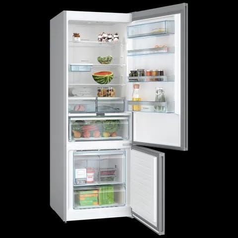 Bosch KGN56LB42I Series 6 559 Litres 2 Star Frost Free Double Door Bottom Mount Refrigerator(Black)