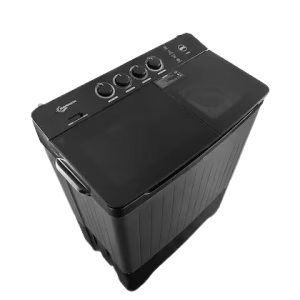 BPL Semi Automatic Top Loading Washing Machine | 8 kg | Grey &amp; Black | BWS-N80ETBKD