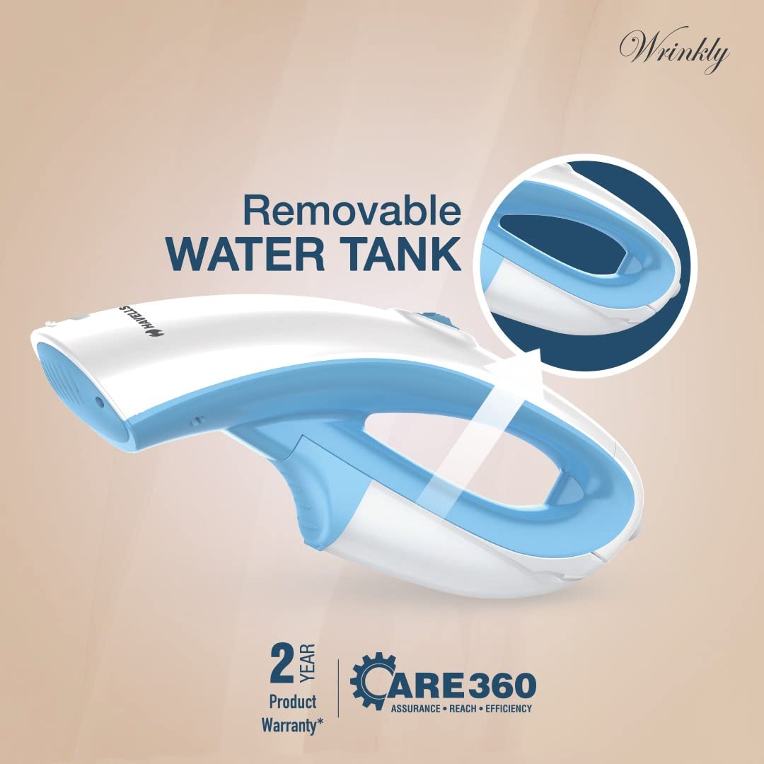 WRINKLY GARMENT STEAMER(BLUE AND WHITE)