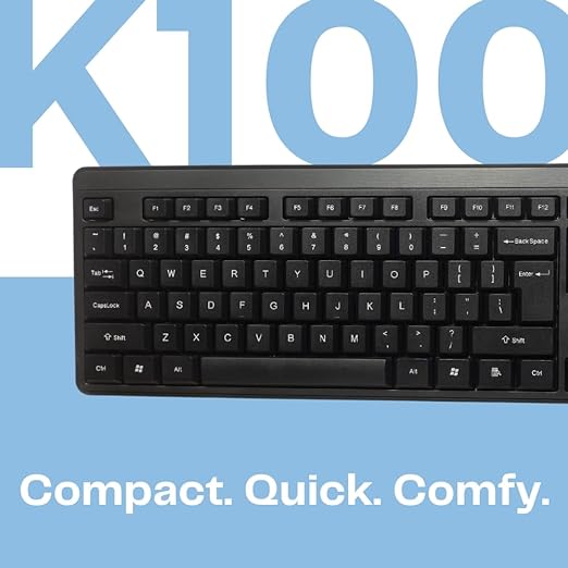 HP K100 Wired Full-Size Keyboard