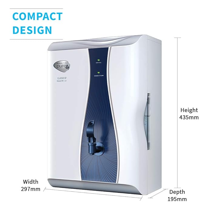 Pureit Classic G2 Mineral RO+UV Water Purifier with 6L Storage
