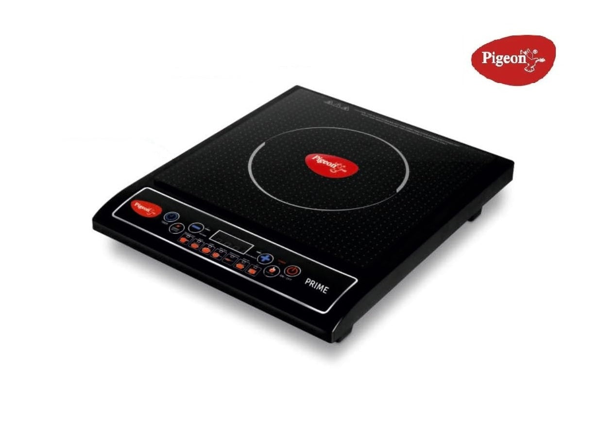 Pigeon Prime 15794 Induction Cooktop (Black, Push Button)