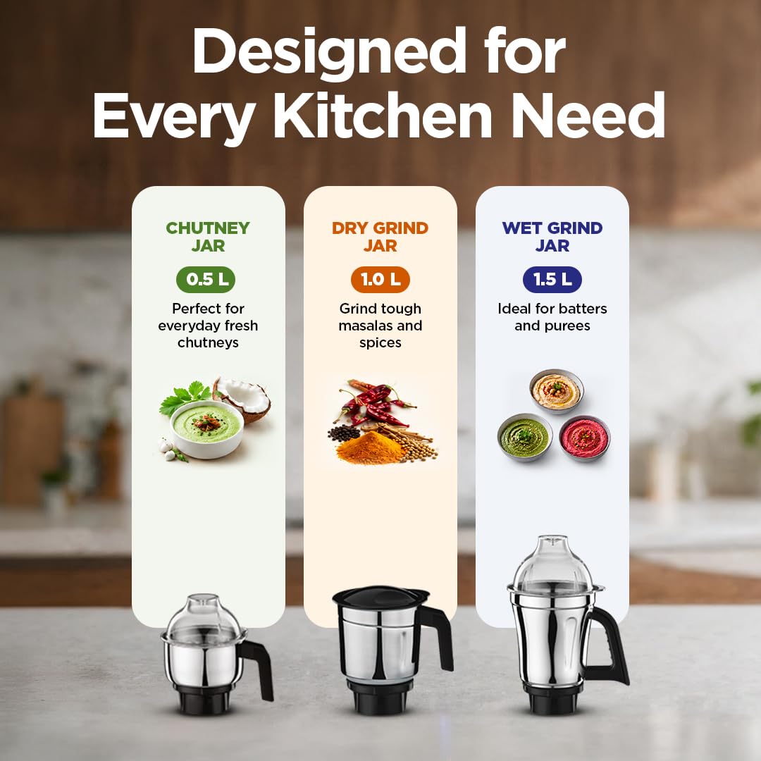Preethi Titan 1000 Watts Mixer Grinder