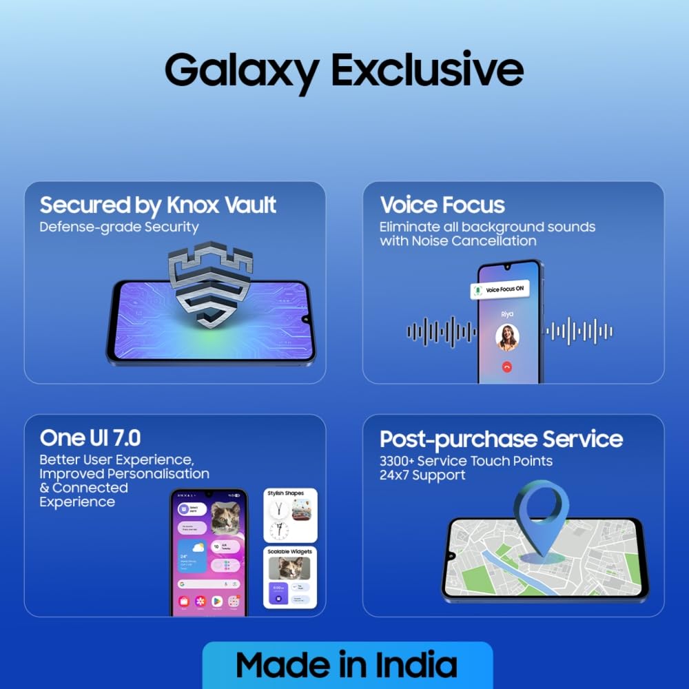 Samsung Galaxy A17 5G (Gray, 8GB RAM, 128GB Storage)