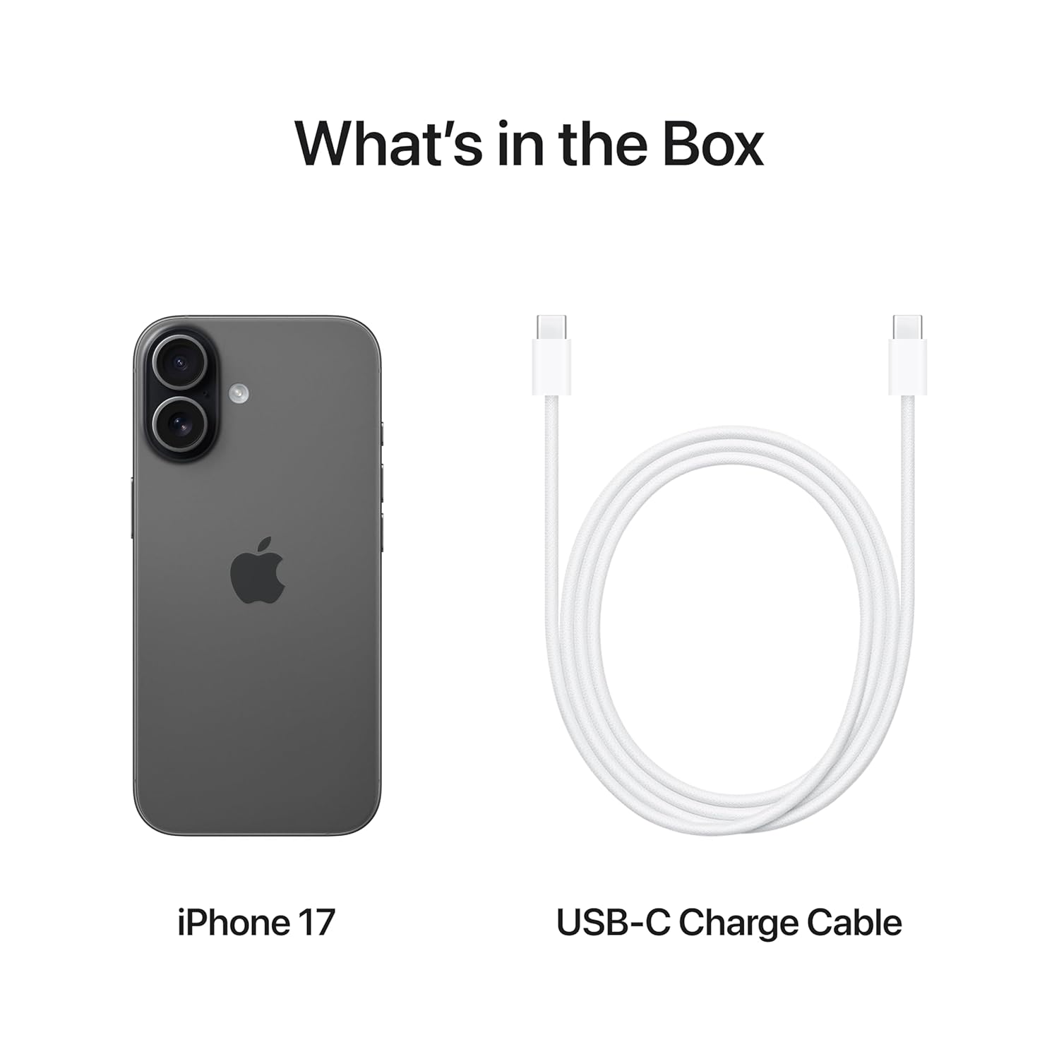 iPhone 17 256 GB: 15.93 cm (6.3″) Display with Pro-Motion, A19 Chip, Black