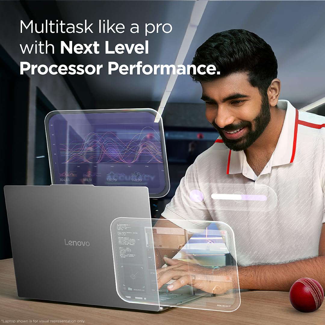 Lenovo LOQ AMD Ryzen 5 7235HS | NVIDIA RTX 3050 6GB (16GB RAM/512GB SSD/144Hz Refresh Rate/15.6" (39.6cm)/Windows 11/Office Home 2024/3 Mon. Game Pass/Grey/2.4Kg), 83JC00LRIN AI Gaming Laptop
