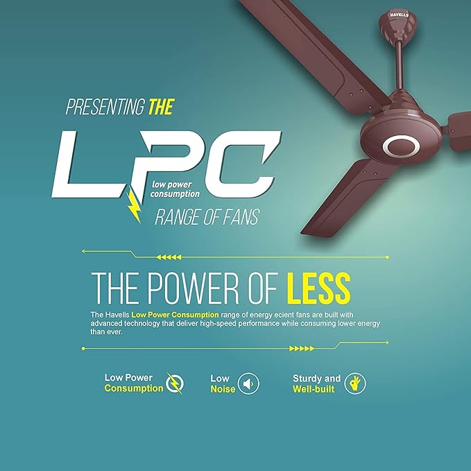 Havells Efficiencia Dx Ceiling Fan 1200mm BLDC Motor with remote 30 Watt