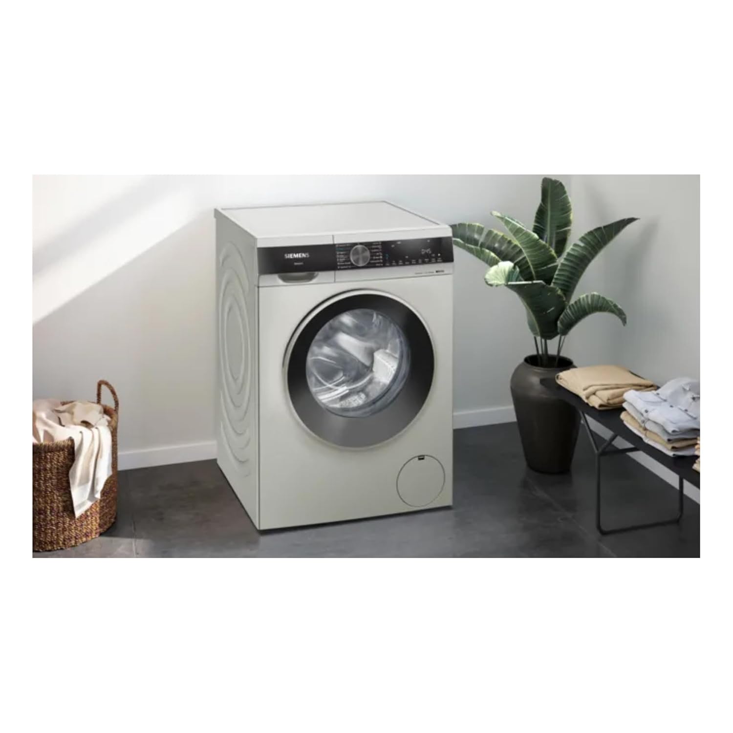 Siemens 11kg 5 Star with Automatic Detergent Dosage (IDOS) &amp; Stain Treatment Fully Automatic Front Load Washing Machine (Built in Heater, WG64A2AXIN, Hygiene Program &amp; 5 Star Inverter, Silver Inox)