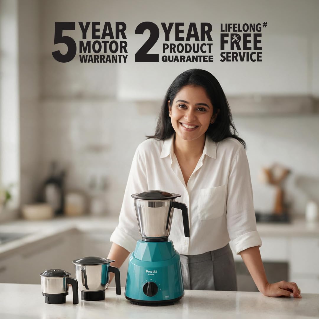 Preethi Prime 750 Watts Mixer Grinder