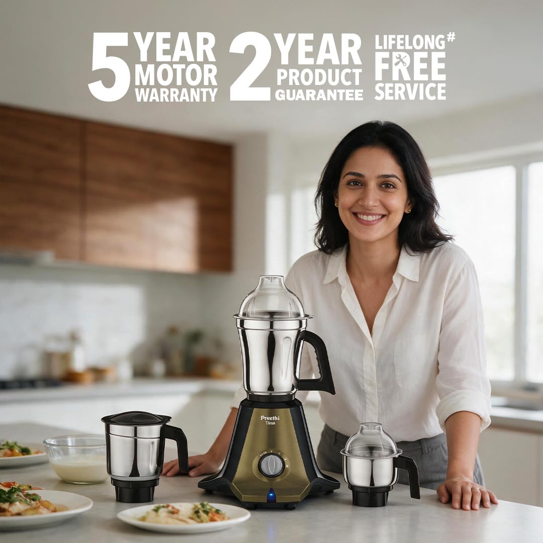 Preethi Titan 1000 Watts Mixer Grinder