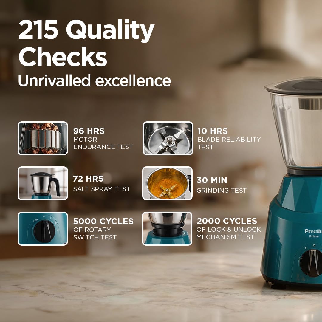 Preethi Prime 750 Watts Mixer Grinder