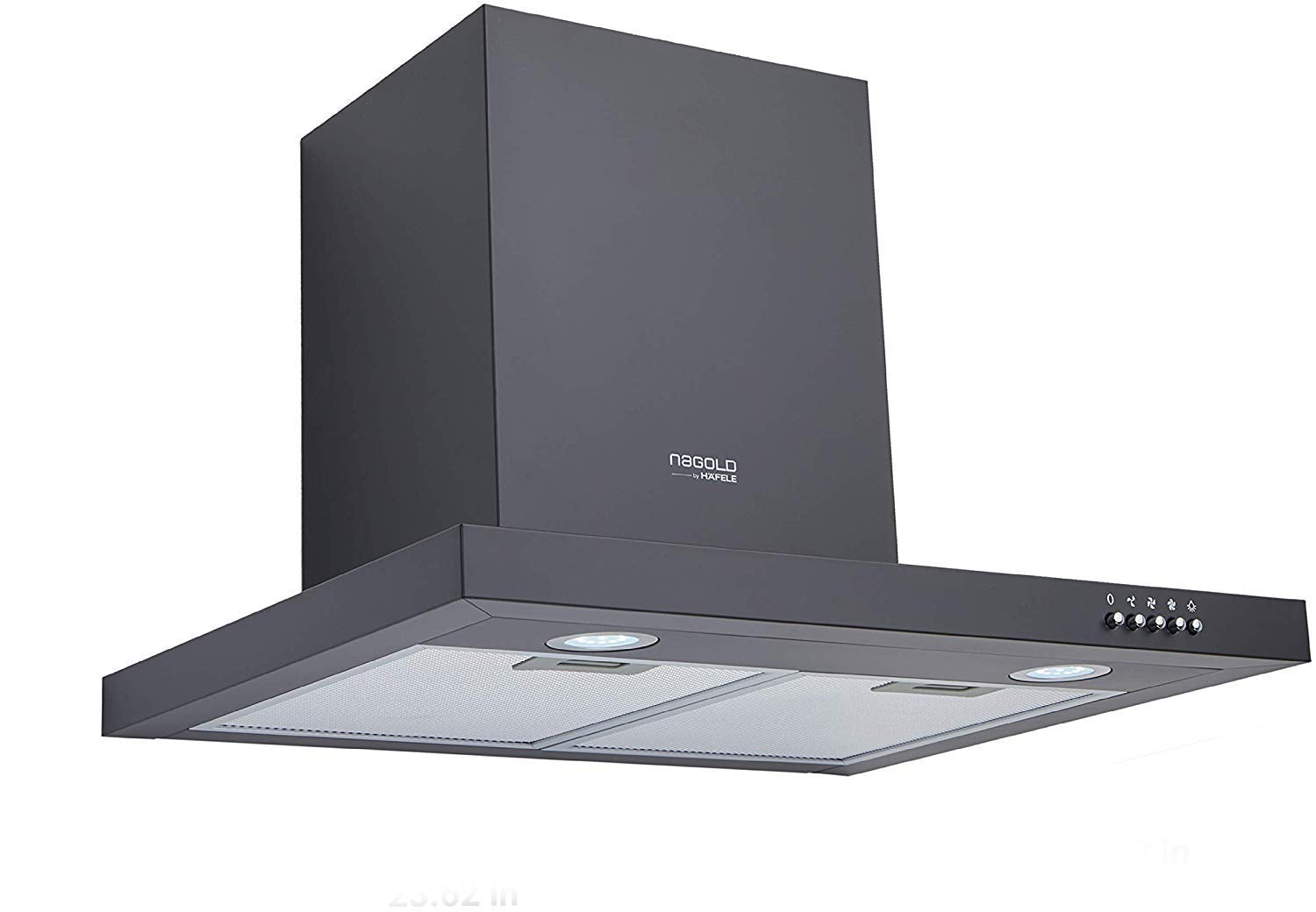 Hafele Nebel Nero 60 Wall Mounted Chimney
