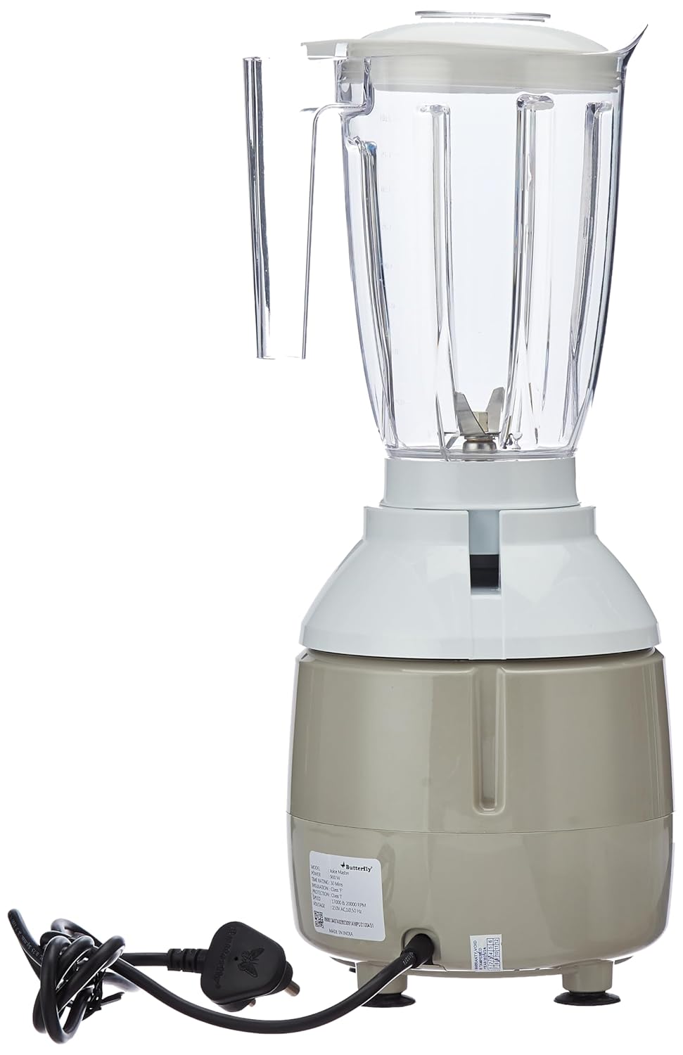 Butterfly Juice Master 900 W, 2 Jars (Each 2 Ltr), Garlic Grey