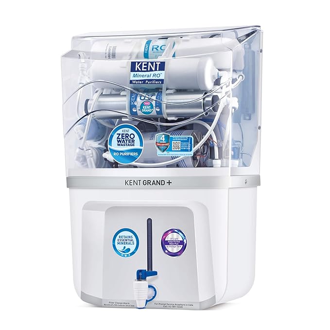 KENT Grand Plus (11001) 8 L RO + UV + UF Water Purifier  (White)