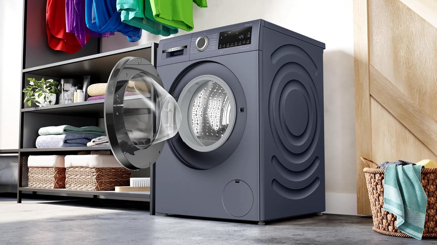 Siemens 10 kg Fully-Automatic Front Load iQ700 Washing Machine (WG52A2ZPIN)