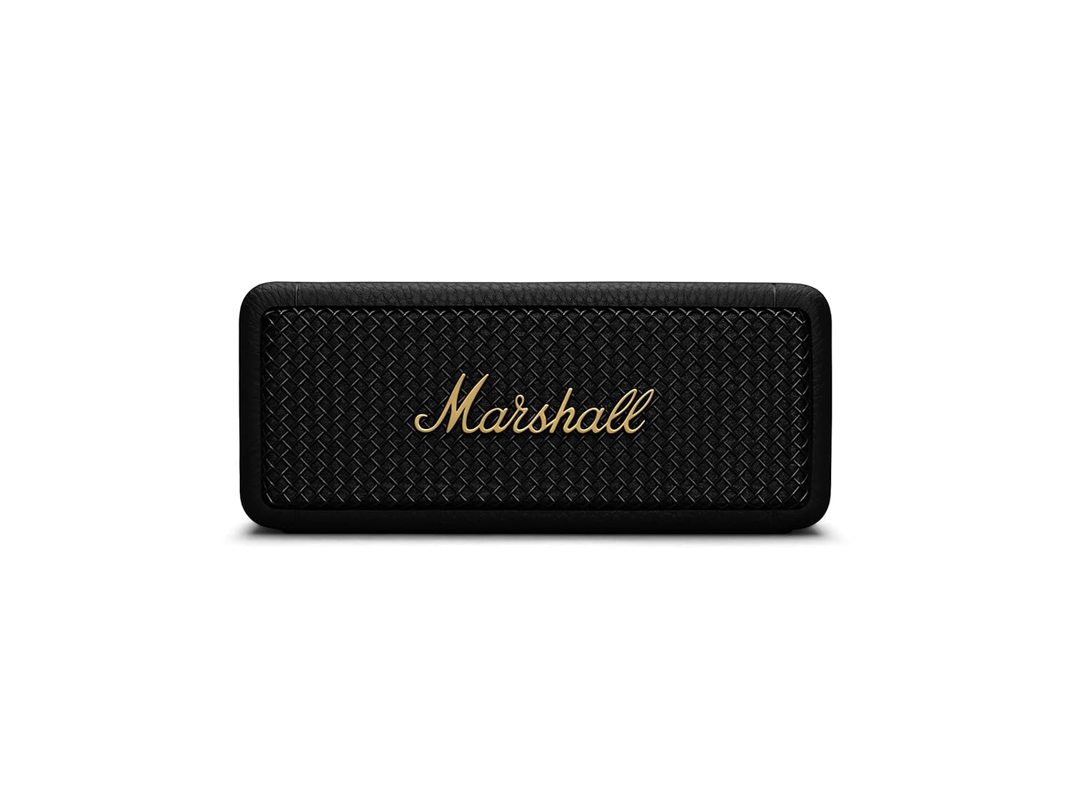 Marshall Emberton II 20 W Wireless Bluetooth Portable Outdoor Speaker (Black &amp; Brass)
