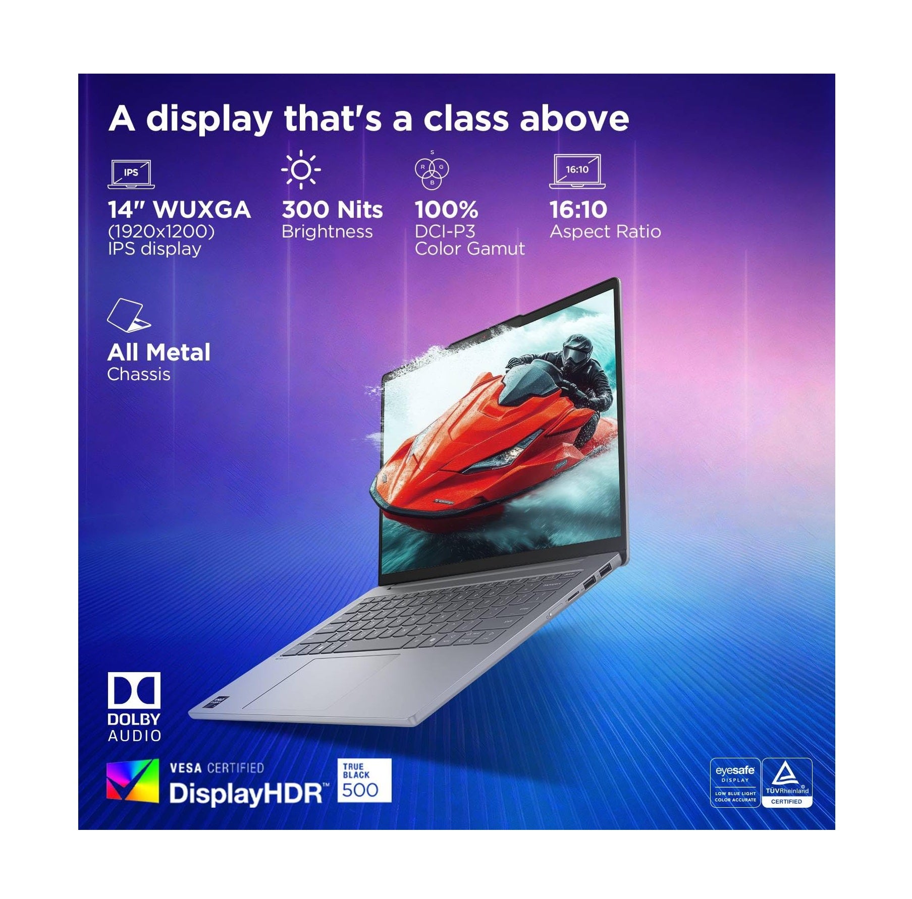 Lenovo IdeaPad Slim 5 AMD Ryzen AI 5 330 (16GB RAM/512GB SSD/14 (35.5cm)/WUXGA IPS/Copilot+ PC/Windows 11/MSO 365 Basic+Office 2024/1Yr ADP Free/Grey/1.4Kg), 83HX00DCIN AI Laptop