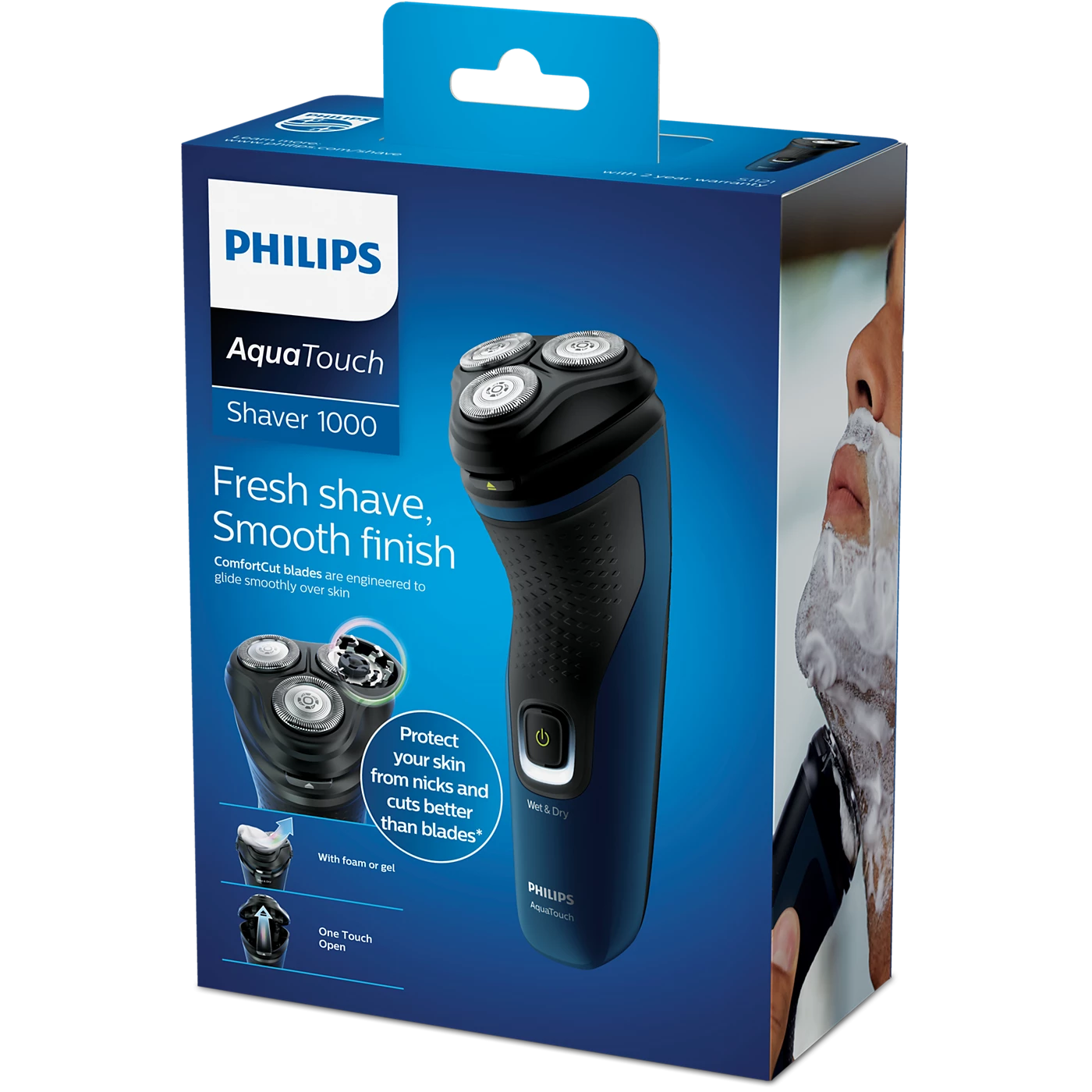 Philips Shaver series 1000 Wet or Dry electric shave