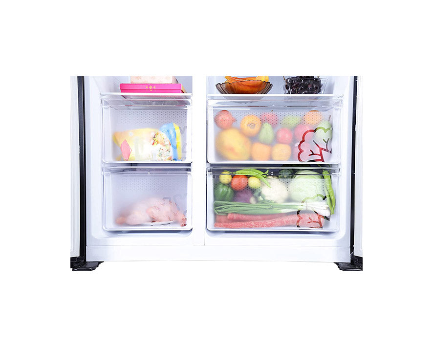 Godrej Side By Side Refrigerator RS EONVELVET 579 RFD PL ST