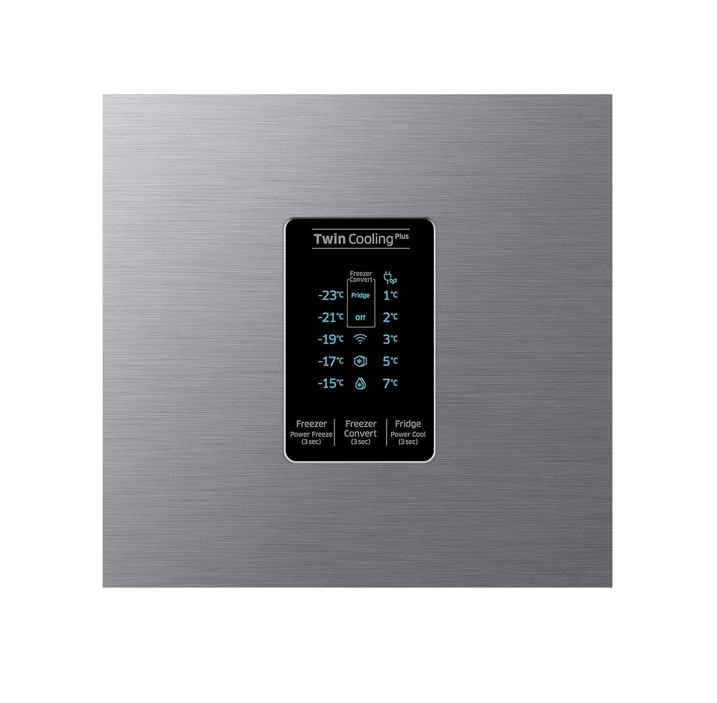 Samsung 301L 2 Star Inverter Frost-Free Convertible 5 In 1 Double Door Refrigerator (RT34C4522S8, Elegant Inox)