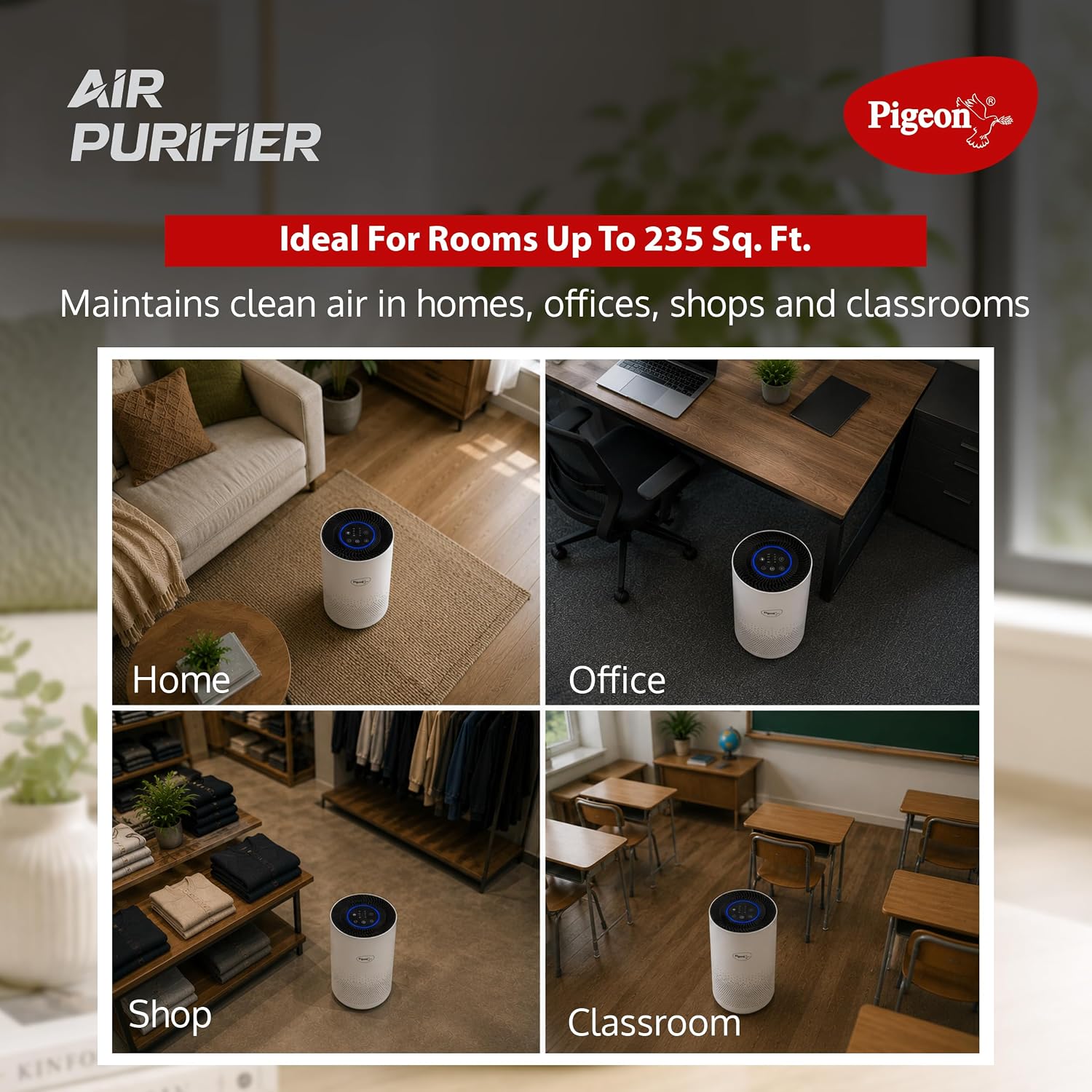 Pigeon Air Purifier for Home