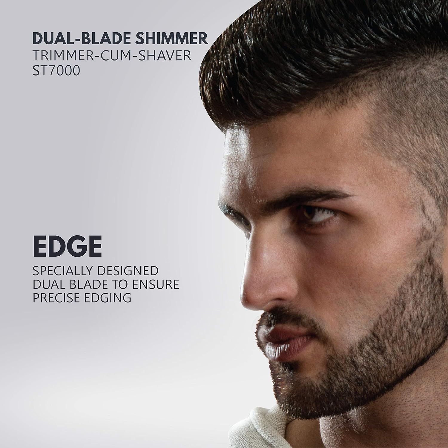 Havells UniBlade (Shaver cum Trimmer) | Rechargeable battery | 60 minutes Runtime | For Wet and Dry shave (IPX6) | 3 Trimming Combs | Travel friendly pouch | Black and Yellow | ST7000