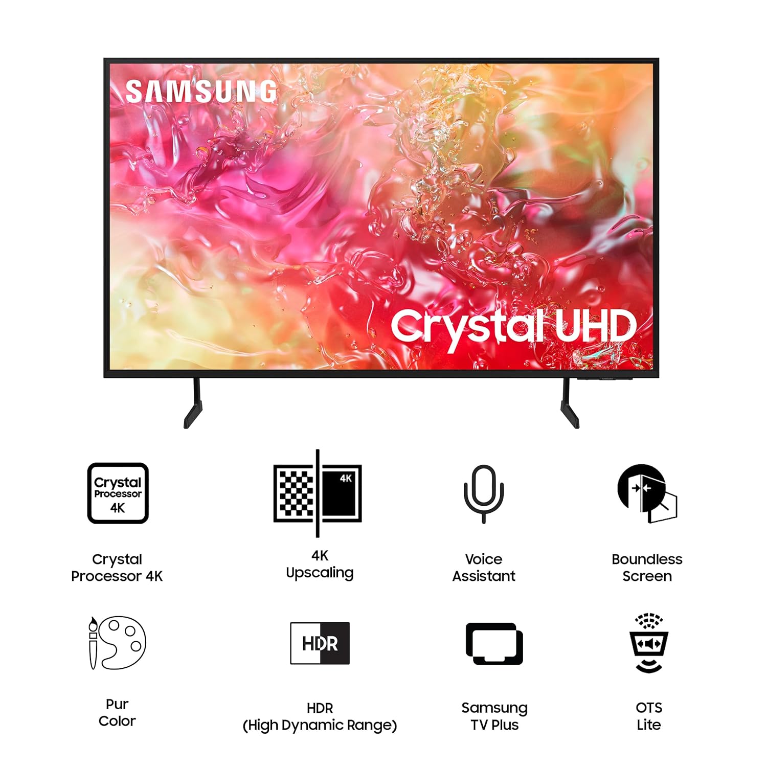 Samsung 138 cm (55 inches) 4K Ultra HD Smart LED TV UA55DU7700KLXL