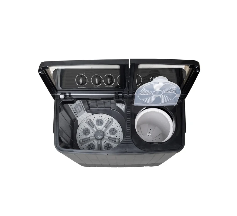 Midea Twin Tub 12 Kg  Semi Automatic Washing Machine  (MWMSA120GDX)
